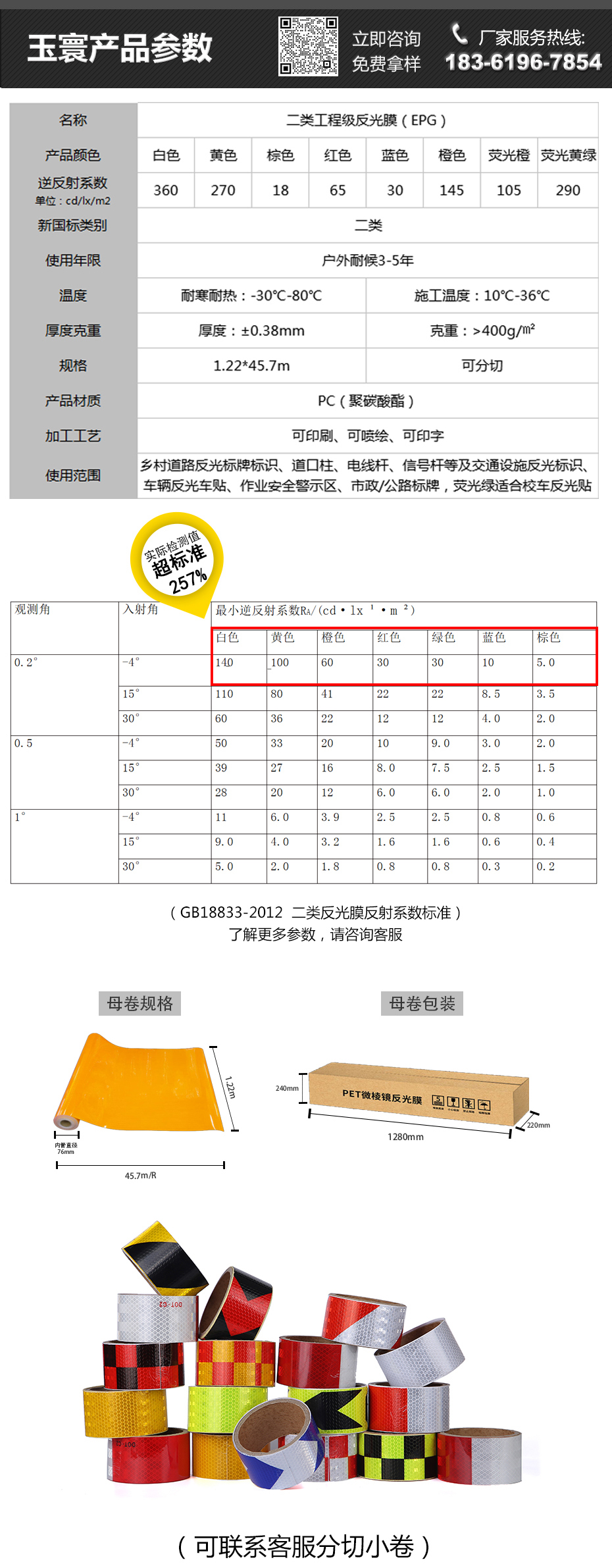 反光膜逆反射系數(shù)